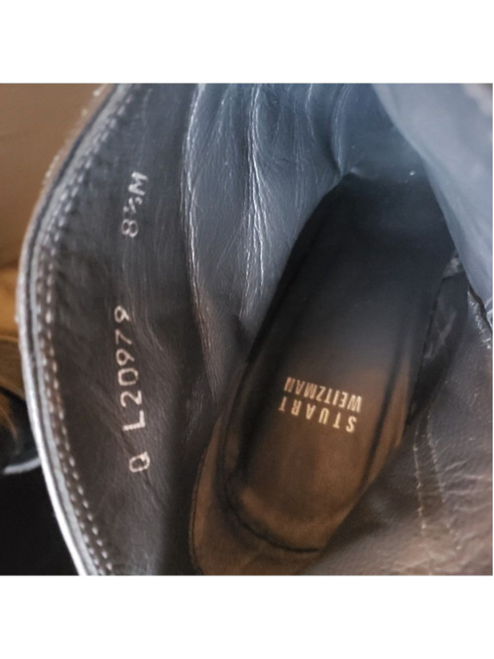 HP. Stuart Weitzman Leather Bootie - Picture 13 of 16